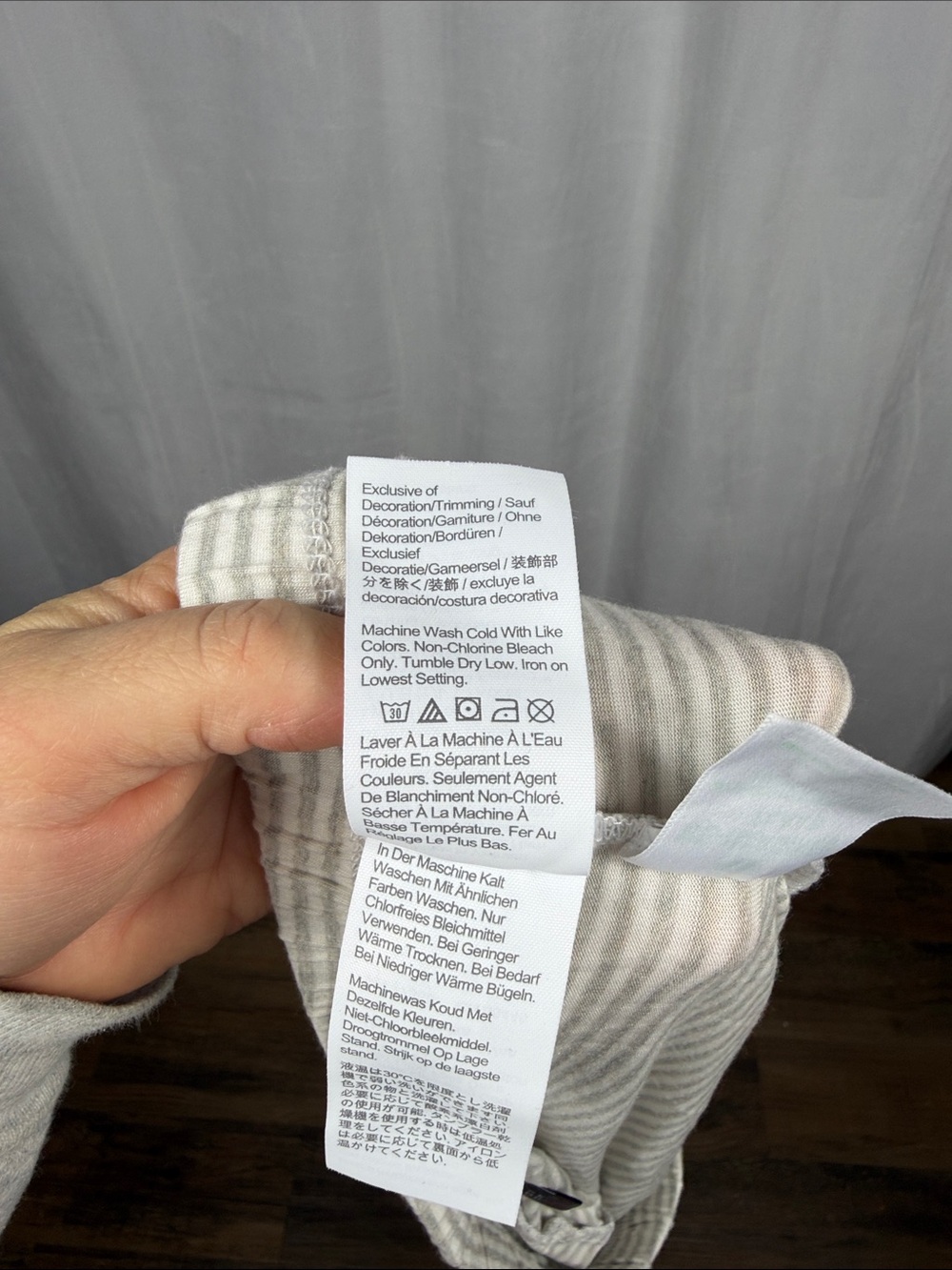 J. Crew Eco Dreamiest Long-Sleeve Pajama Set‎ in Gray Stripe. - Picture 14 of 16